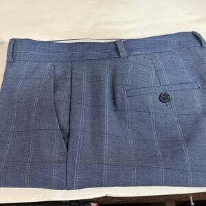 Banana Republic Women Logan Blue & Gray Pants